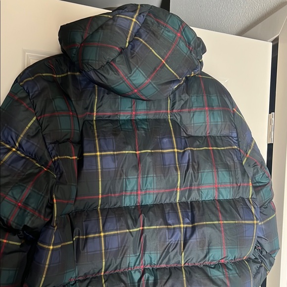 Polo by Ralph Lauren Men's Plaid Puffer Jacket - Navy - Picture 3 of 8